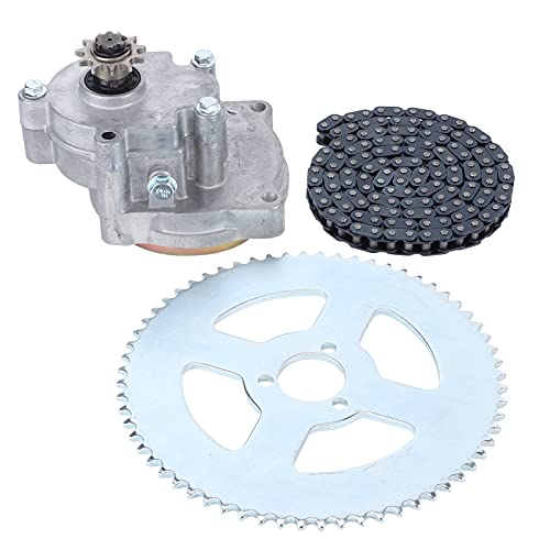 T8F Transmission Drum Gear Box Sprocket Chain Set | Robust Steel Alloy Replacement for 33cc 43cc 49cc Engines | Compatible with Ty Rod II Go Kart/Mini Moto/Off - Road T8F Transmission Drum Gear Box Sprocket Chain Set | Robust Steel Alloy Replacement for 33cc 43cc 49cc Engines | Compatible with Ty Rod II Go Kart/Mini Moto/Off - Road von REXVTNS