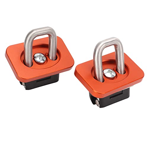 Truck Bed Tie Down Anchors | 35° Angle Stainless Steel Retractable Rings | 1000lbs Load Bearing for Ratchet Straps/Towing/Hauling | Bull Ring Replacement Truck Bed Tie Down Anchors | 35° Angle Stainless Steel Retractable Rings | 1000lbs Load Bearing for Ratchet Straps/Towing/Hauling | Bull Ring Replacement von REXVTNS