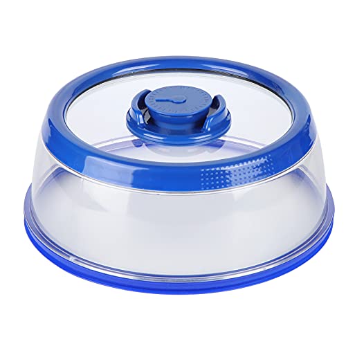 Vakuumfutterplattenabdeckung | Push - Typ Frische - Filmkompressionsversiegelung | Nicht - BPA ABS + Silicon | Spülmaschine/Mikrowelle Safe | Stapelbares Speicherdesign von REXVTNS