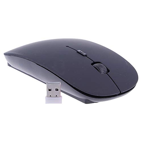 REY Kabellose Maus Wireless Mouse Slimline Mac Design mit mattschwarzer Oberfläche REY Kabellose Maus Wireless Mouse Slimline Mac Design mit mattschwarzer Oberfläche von REY