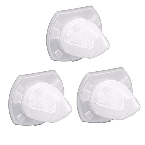 REYEE 3er-Pack Filter für Black & Decker Elektrowerkzeuge VF110 Dustbuster Ersatz-Staubfilterbeutel CHV9610 CHV1210 Vac Zubehör Teil 90558113 von REYEE