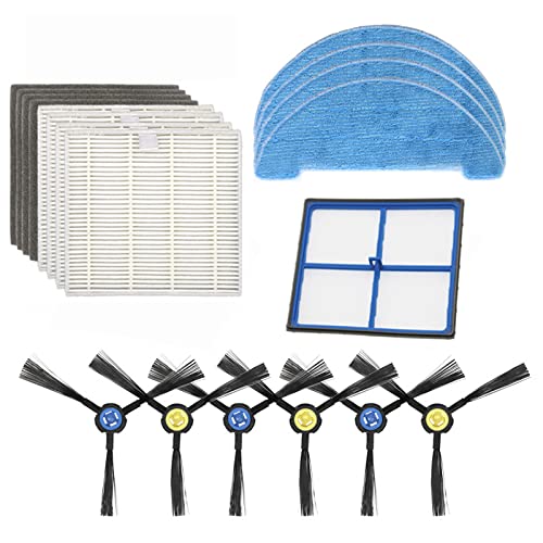 REYEE Set passend für ZACO V80 Zubehör V85 Staubsauger 4x Bodenwischer + 6x Seitenbürsten + 4x HEPA-Filter & 1x Vorfilter REYEE Set passend für ZACO V80 Zubehör V85 Staubsauger 4x Bodenwischer + 6x Seitenbürsten + 4x HEPA-Filter & 1x Vorfilter von REYEE