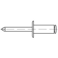 Reyher - Blindniete Alu/A 2 Flachkopf a 3 x 4 s 500 Stk Reyher - Blindniete Alu/A 2 Flachkopf a 3 x 4 s 500 Stk von REYHER