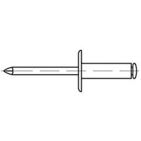 Blindniete Alu/A 2 Flachkopf k 11 a 5 x 20 s 250 Stk Blindniete Alu/A 2 Flachkopf k 11 a 5 x 20 s 250 Stk von REYHER