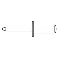 Blindniete a 2/A 2 Flachkopf a 3,2 x 16 s 500 Stk Blindniete a 2/A 2 Flachkopf a 3,2 x 16 s 500 Stk von REYHER