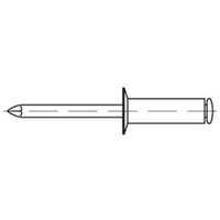 Blindniete a 2/A 2 Senkkopf b 5 x 10 s 500 Stk von REYHER