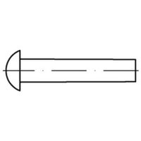 Reyher - din 660 Halbrundniete Aluminium 99.5 8 x 16 Al s 250 Stk von REYHER