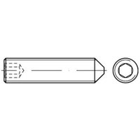 Din 914/ISO 4027 Gewindestift vg M10x20 Edelstahl A1 blank Innensechskant m. Spitze 100 Stk von REYHER