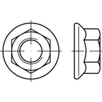 [NEUWERTIG] Reyher Sechskantmutter Mutter En1661 M10 X 1 5 Edelstahl A2 Blank Flansch 500 St von REYHER