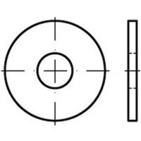 Neuwertig] Reyher Scheibe Unterlegscheibe Iso 7093 1 Stahl 6,4x18x1,6mm Blank 2500 Stück B-Ware von REYHER