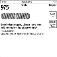 Gewindestange DIN 975 Trapezgewinde TR 24 x 5 x 1000mm Stahl