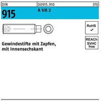 Reyher - Gewindestift din 915 m.Zapfen/Innensechskant m 3 x 10 A1/A 2 Reyher - Gewindestift din 915 m.Zapfen/Innensechskant m 3 x 10 A1/A 2 von REYHER