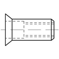 Reyher - art 88491 Blindnietmutter Stahl Senkkopf m 8 / 1,5 - 7,5 gal Zn s 500 Stk von REYHER