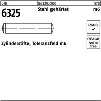 No Brand - DIN6325 8x 16 Toleranzfeld m6 blank Zylinderstift gehärtet (ISO8734) von NO BRAND