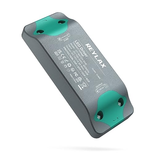 REYLAX LED Trafo 12V 30W, Trafo 230V auf 12V 2.5A, Konstante Spannung LED Netzteil 12v, LED Treiber Transformator, Niedervolttrafo für Led Streifen, Ersetzt für Halogenlampen, Nicht Dimmbar von REYLAX