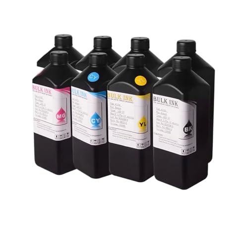 1000 ml LED -Tinte kompatibel mit DX4 DX5 DX6 DX7 DX10 TX800 XP600 PINTHEADS Kompatibel mit DREIDER 1390 L800 L1800 L805 R1800 R1900(Cyan Soft) von REwNXA