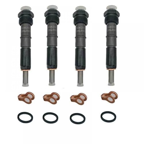 4x -Kraftstoffeinspritzjäger 2856255 kompatibel mit Fallladermodellen 440 440CT 450CT 465 580 m 580n 586G Anpassung Teilnummer 0432133761 von REwNXA