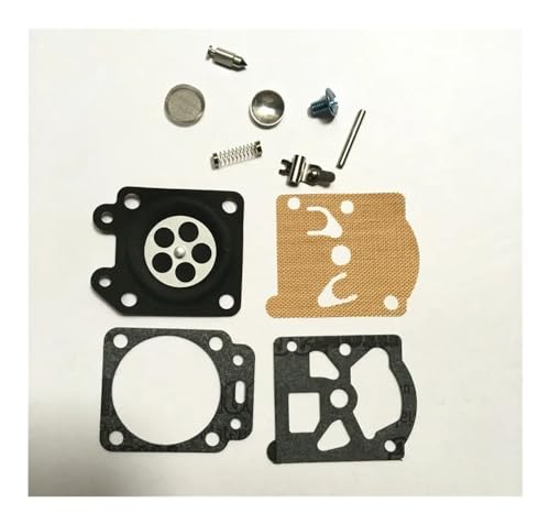 5 Pack Carburetor Repair Kit kompatibel mit O GS44 941C 741 937 370 Kettensäge Enthält Membrandichtung Federnadel -Wiederaufbauteile von REwNXA