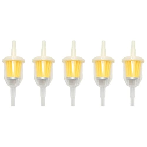 Gas-Inline-Kraftstofffilter mit Zubehör Kompatibel mit kleine Motoren, kompatibel mit Rasenmähern, 5er- oder 10er-Pack(5PCS) von REwNXA