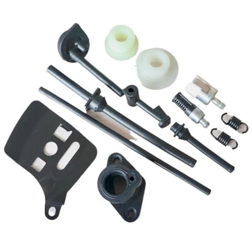 Heizölschlauchfilter-Wurmgetriebe Ansaugkrümmerstangenplatte Kit kompatibel mit 2500 25cc 2-Takt-Kettensäge kleine Sägen von REwNXA
