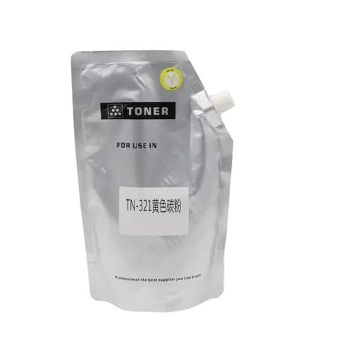 REwNXA 1000G kompatible TN321 Tonerpulver -Nachfüllung Kompatibel mit C224 C284 C364 C7822 C7828 C221 C221S C281 7122 7128 C226I -Farbkopierer(Yellow-1000g) von REwNXA