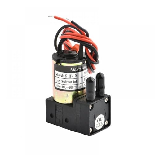 REwNXA 4pcs 24 V DC 3W Membran Flüssigpumpe Kompatibel mit Öko-Lösungsmitteldrucker kompatibel mit Großformatanwendungen 100-200 ml/min von REwNXA