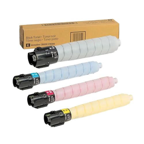 REwNXA 4pcs Set kompatible Tonerpatronen Kompatibel mit Versalink C8000DT C8000W Press Copier -Lieferungen von REwNXA