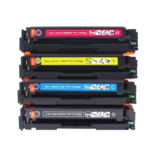 REwNXA Kompatible Tonerpatronenset von 4 Farben Kompatibel mit CRG055 CRG-055 Kompatibel mit i-ssensys lbp663cdw lbp664cx MF742CDW MF744CDW MF746CX(1Set no Chip) von REwNXA