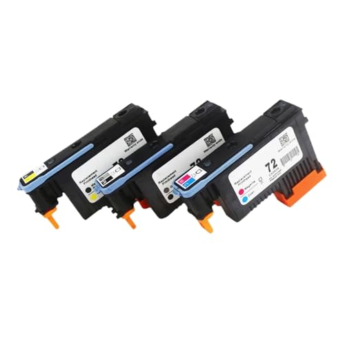 REwNXA Kompatibler Druckkopf Kompatibel mit 72 72 Düse Kompatibel mit T1100 T1120 T1200 T1300 T2300 T610 T770 T790 Drucker C9380A C9383A C9384A(3Set (9Color)) von REwNXA