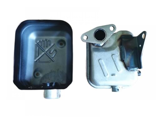 Schalldämpfer und Deckung kompatibel mit R su ex13 EX21 -Motoren(Muffler and Cover) von REwNXA