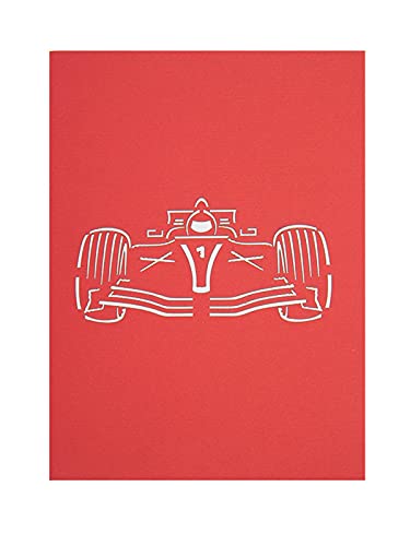 Auguri Karte mit Origami Surprise Formula 1 von Fcalvy