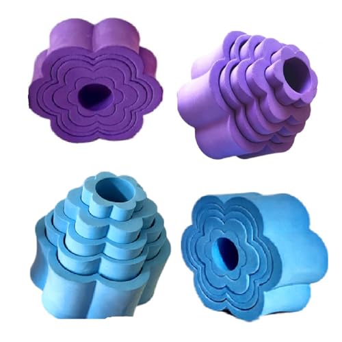 REENFAYA Topfwender-Schaumstoff, flexibler Schaumstoff-Einsatz für 284 ml bis 1134 ml, dünne und gewöhnliche Trinkgläser, 5-in-1-verschachteltes Design, Schaumstoff, Epoxidharz, mit 1,9 cm PVC-Rohr REENFAYA Topfwender-Schaumstoff, flexibler Schaumstoff-Einsatz für 284 ml bis 1134 ml, dünne und gewöhnliche Trinkgläser, 5-in-1-verschachteltes Design, Schaumstoff, Epoxidharz, mit 1,9 cm PVC-Rohr von RF REENFAYA