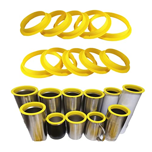 Tumbler Shields for Epoxy Tumbler, Silicone Tumbler Protector for Resin Paint,Cup Silicone Insert Paint Spray Shield, Epoxy Resin Cup Protector Clean Rims DIY Glitter Epoxy Tumblers-10PCS von RF REENFAYA