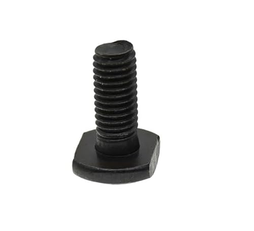 Schrauben, M6 M8 M10 Kohlenstoffstahl T-förmige Stanzfräsmaschine Schraube Gewindestange Klemmkappenschraube for T-Nut T-Kopfschrauben(M10 45mm(10pcs)) von RFDRR