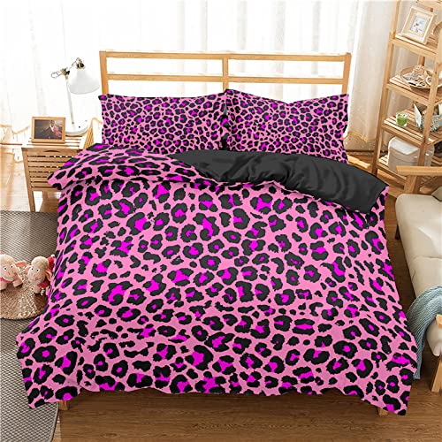 RFFLUX 3D bunt Tier Leopardenmuster Bettwäsche 135x200 cm 4teilig mit Reißverschluss Microfaser Warme Sommer Weich Bettbezug Set Kinderbettwäsche mit 2 Kissenbezug 80x80 cm für Mädchen Junge RFFLUX 3D bunt Tier Leopardenmuster Bettwäsche 135x200 cm 4teilig mit Reißverschluss Microfaser Warme Sommer Weich Bettbezug Set Kinderbettwäsche mit 2 Kissenbezug 80x80 cm für Mädchen Junge von RFFLUX