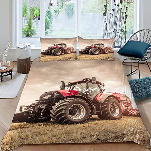 RFFLUX Bettwäsche 155x220 cm 3teilig mit Reißverschluss 3D Bauernhof Landwirtschaft Traktor Bettwäsche Sets Warme Winter Sommer Weich und Angenehme Bettbezüge mit 2 Kissenbezug 80x80 cm für Teenager RFFLUX Bettwäsche 155x220 cm 3teilig mit Reißverschluss 3D Bauernhof Landwirtschaft Traktor Bettwäsche Sets Warme Winter Sommer Weich und Angenehme Bettbezüge mit 2 Kissenbezug 80x80 cm für Teenager von RFFLUX