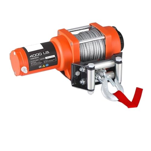 4000 Pfund ATV/UTV Elektrische Winde Drahtseil/Nylonseil 12V24V ATV Winde Einfach Zu Bedienen(24V nylon rope-01) von RFGTHY