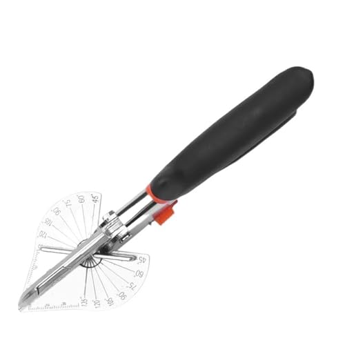 45–135 Grad Multi-Winkel-Gehrungsschere, Abstellgleis, Drahtkanalschneider, PVC-Kunststoffrohr, Schlauch, Scherenschnitt, Heimdekoration, Sanitär-Werkzeug Breites Anwendungsspektrum(Black Scissors) von RFGTHY