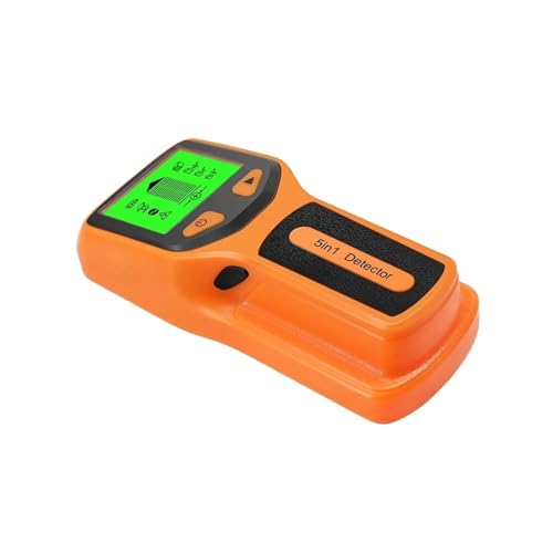 5-in-1-Wanderkennungswerkzeug, Professioneller Wandbolzensucher, Handdetektor, Verdrahtungskabel, Elektrischer Wandsucher, Scanner, Sensor Einfach Zu Bedienen(5 in 1 Orange) von RFGTHY