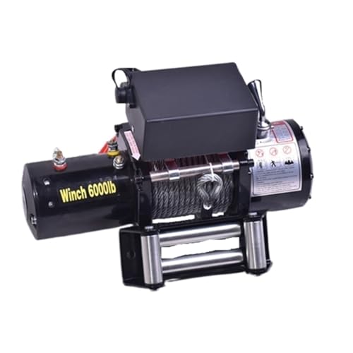 6000 Lbs 12 V/24 V Elektrische Winde Motor Fahrzeug Cross-country Selbstrettung Und Befreiung Kleine Winde Kran Traktion Fahrzeug Winde Einfach Zu Bedienen(12V) von RFGTHY