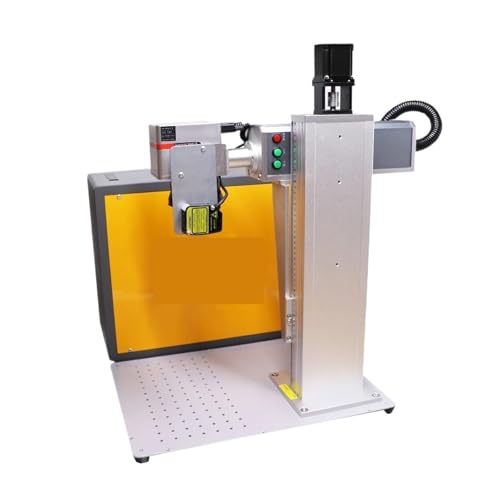 Autofokus-Faserlaser-Markierungsmaschine 20 W 30 W 60 W 70 W 100 W Metall Edelstahl Gold Silber Ring Schmuck Gravur Breites Anwendungsspektrum(150x150mm+Rotary,Raycus 50W) von RFGTHY