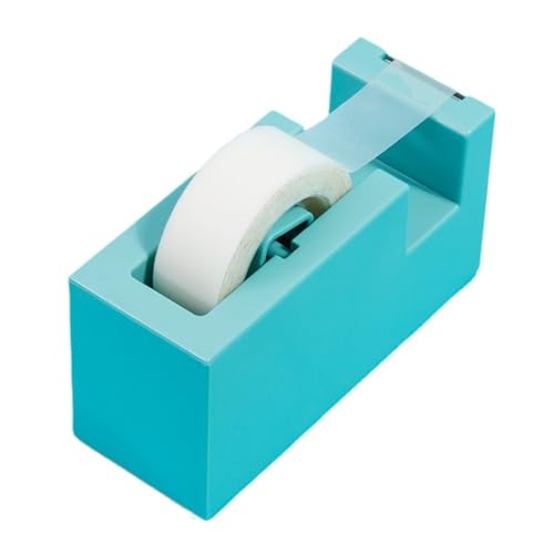 Desktop-Klebebandspender mit rutschfester Basis, Klebebandschneider for Büro-, Schul- und Haushaltsbedarf Bequeme Anwendung(Blue) von RFGTHY