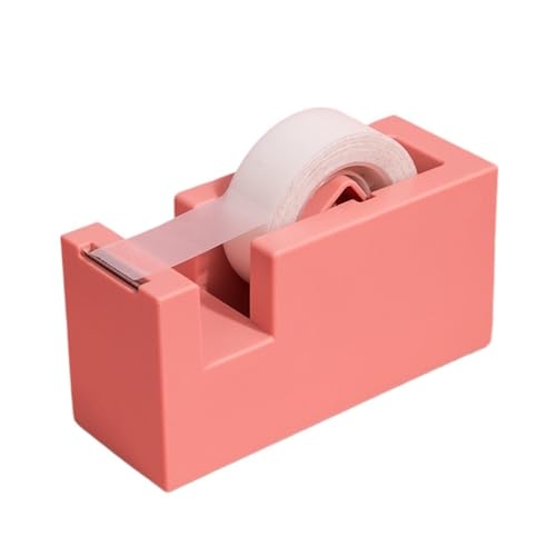 Desktop-Klebebandspender mit rutschfester Basis, Klebebandschneider for Büro-, Schul- und Haushaltsbedarf Bequeme Anwendung(Red) von RFGTHY
