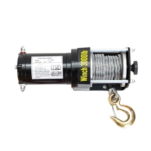 Elektrische Winde 2000-12000 Pfund 12V24V Fahrzeug Selbstrettung Off-Road-Winde Off-Road-Fahrzeug On-Board-Kran Winde Einfach Zu Bedienen(3000 lbs 24V) von RFGTHY