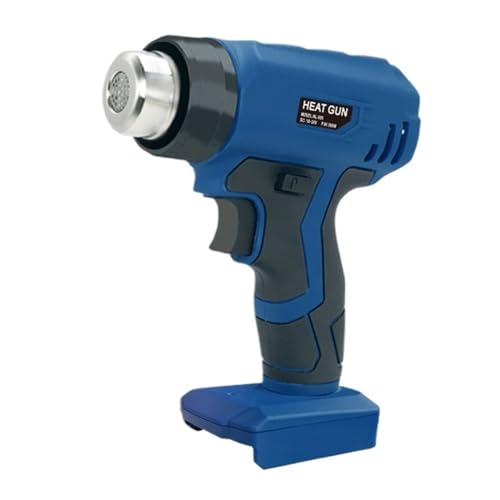 For 18V Batterie Handheld Heißluft Pistole Cordless Wärme Pistole Industrie Hause Haartrockner Power Tool Einfach Zu Bedienen(Dark blue) von RFGTHY
