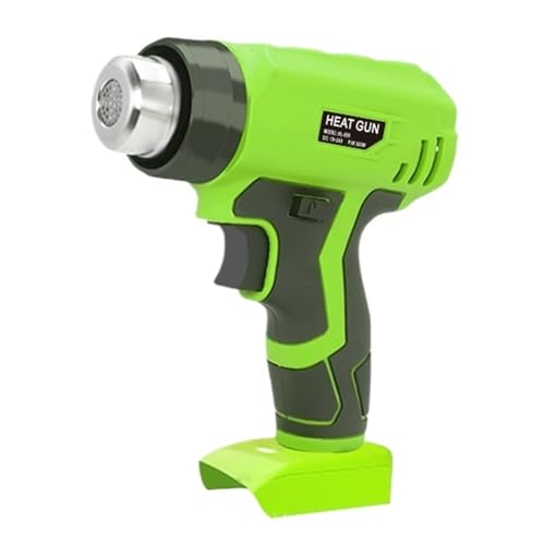 For 18V Batterie Handheld Heißluft Pistole Cordless Wärme Pistole Industrie Hause Haartrockner Power Tool Einfach Zu Bedienen(Greenr) von RFGTHY