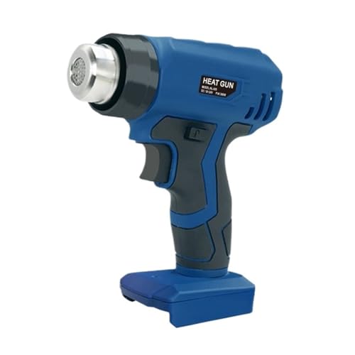 Heißluftpistole Akku-Heißluftpistole For 18-V-Akku-Löt-Thermalgebläse Mit 4 Düsen Einfach Zu Bedienen(Dark blue) von RFGTHY
