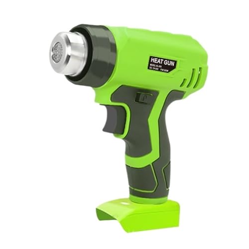Heißluftpistole Akku-Heißluftpistole For 18-V-Akku-Löt-Thermalgebläse Mit 4 Düsen Einfach Zu Bedienen(Greenr) von RFGTHY