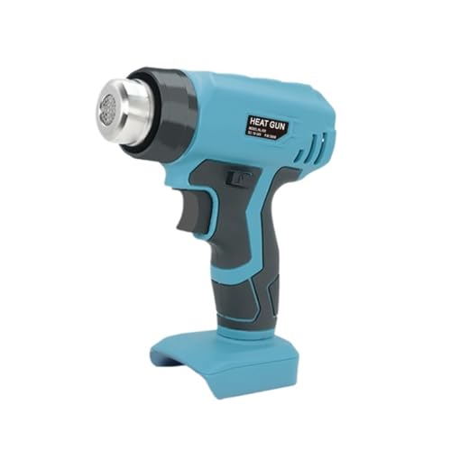 Heißluftpistole Akku-Heißluftpistole For 18-V-Akku-Löt-Thermalgebläse Mit 4 Düsen Einfach Zu Bedienen(Sky blue) von RFGTHY