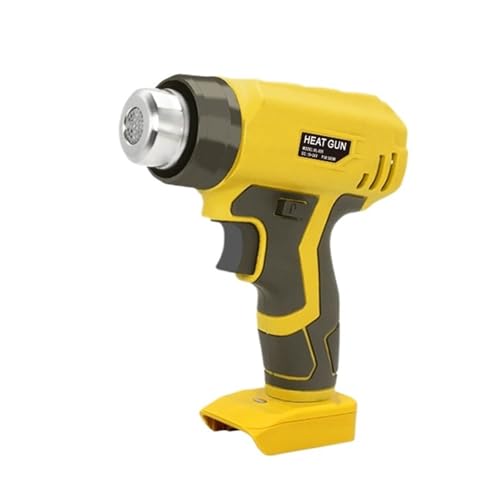 Heißluftpistole Akku-Heißluftpistole For 18-V-Akku-Löt-Thermalgebläse Mit 4 Düsen Einfach Zu Bedienen(Yellow) von RFGTHY